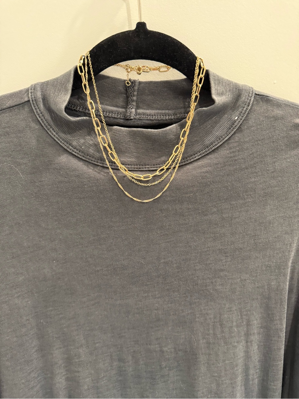 American Eagle Outfitters Layered Gold-Tone Necklace